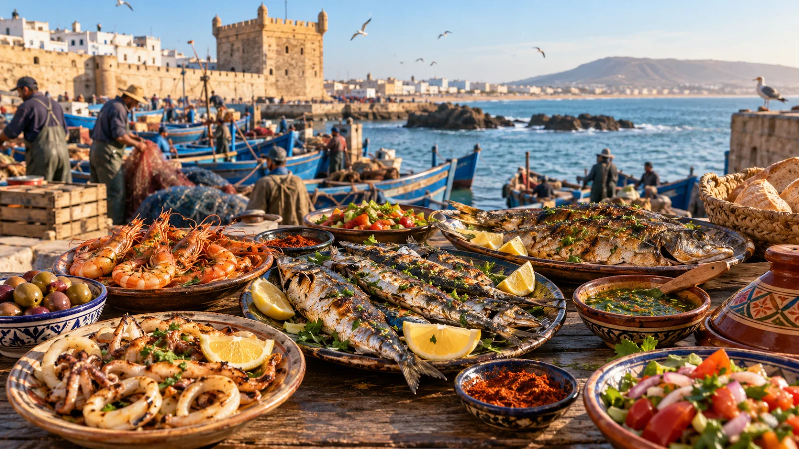 Essaouira to Agadir: Morocco’s Coastal Seafood Traditions