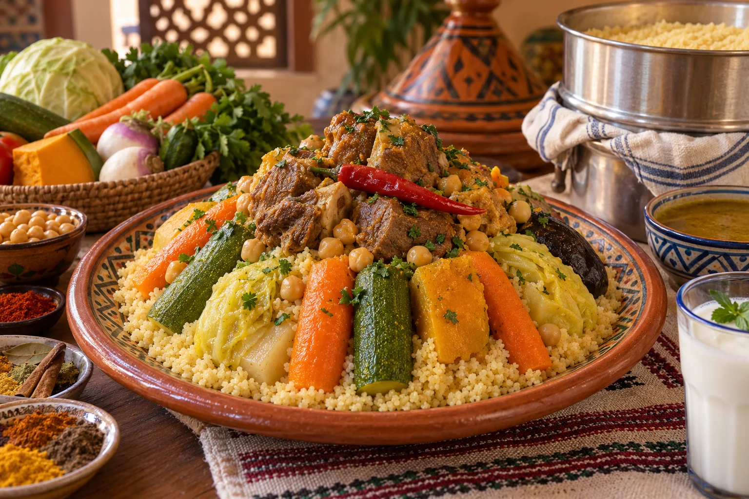 Moroccan Couscous Recipe: How to Make Traditional Couscous
